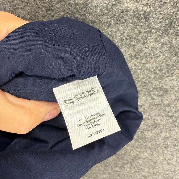 STS Blouse Women L Large Red Plaid Sleeveless Button Round Neck Lined Casual - Picture 6 of 7